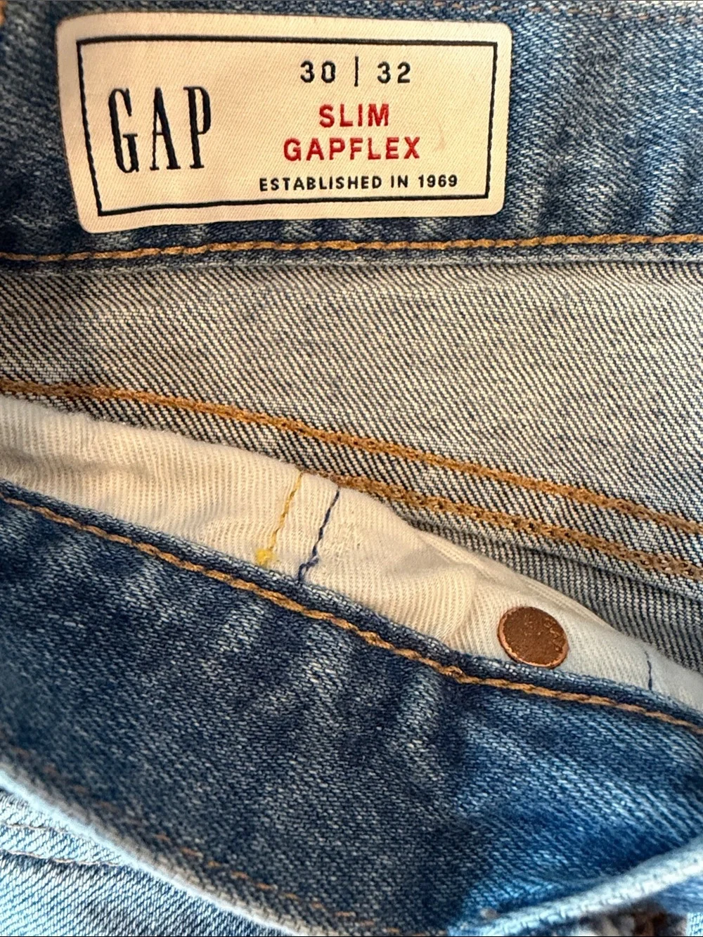GAP Faded Light Blue Skinny Jeans